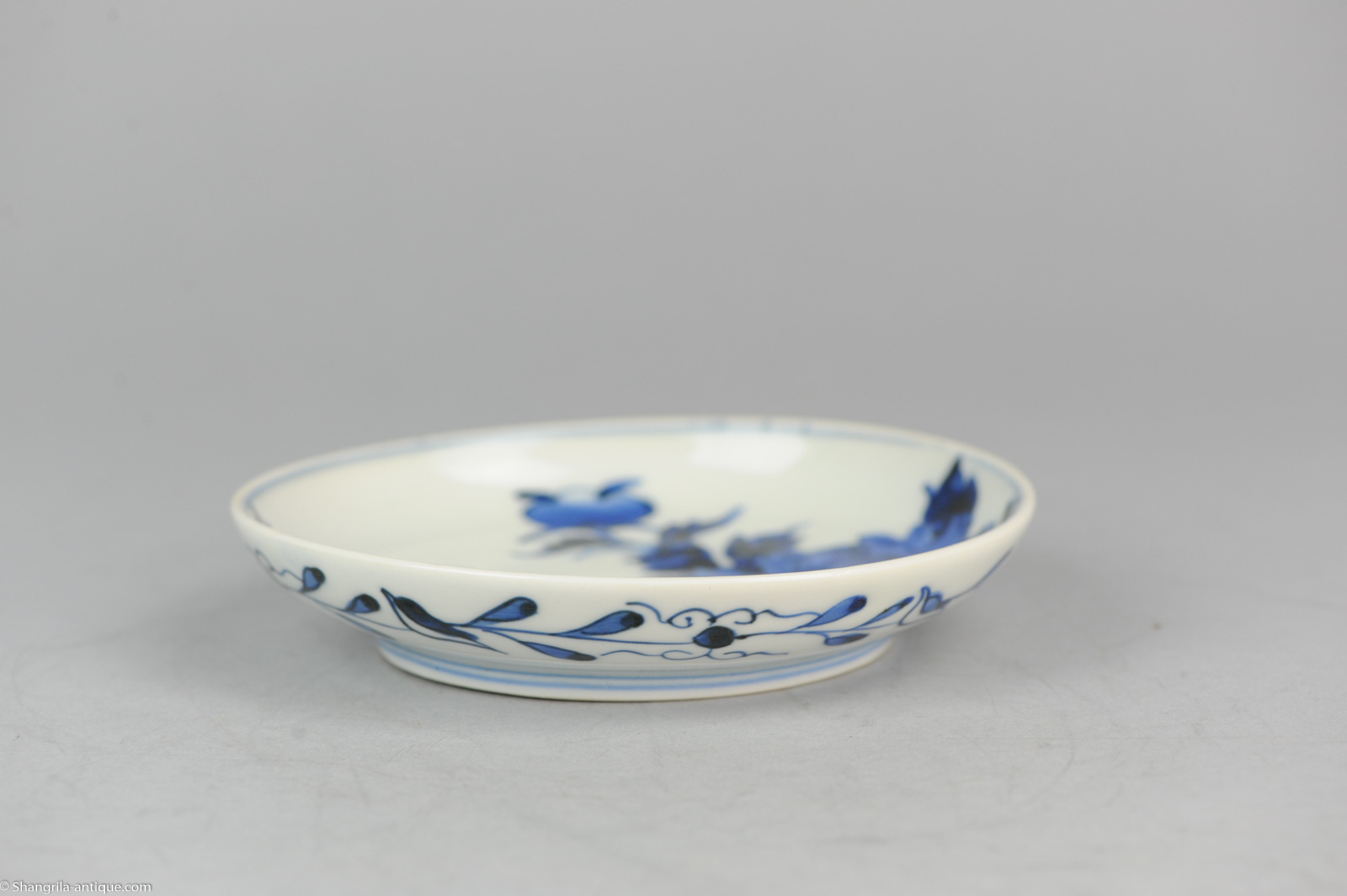 Antique 17/18th c Japanese Porcelain Plate Arita Edo Japan 