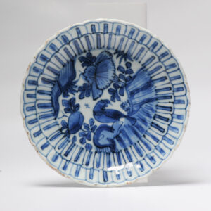 Antique Chinese 16/17C Chinese Porcelain Ming Transitional Kraak Plate BIRD