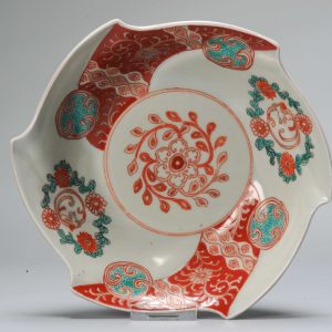 18/19c Edo period Arita Akae Japanese Bowl Edo Period Porcelain Japan