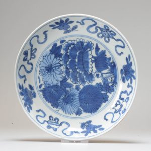 Antique Kinrande Wanli or Jiajing Chinese Porcelain Dish 16th c Ming