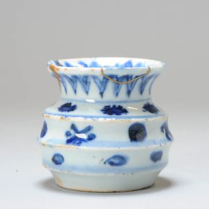 Rare 17th Century Chinese Porcelain Ming Period Kosometsuke Tea Utensil