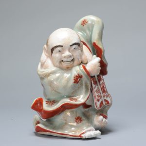 Antique Meiji Period 19/20C Japanese Kutani Statue Shou Lao
