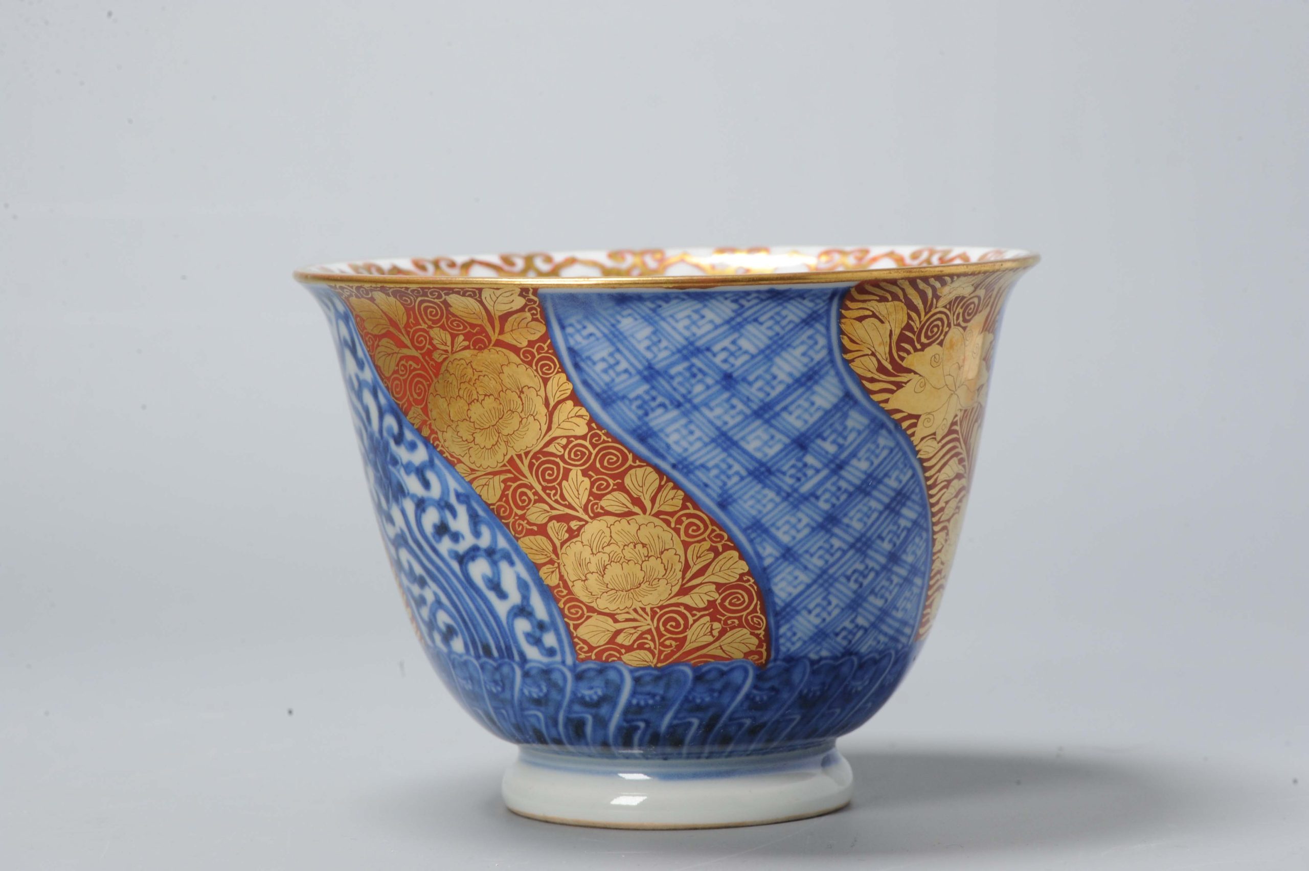 Antique Japanese porcelain Meiji Eiraku Wazen Bowl Kyoto Japan Ware